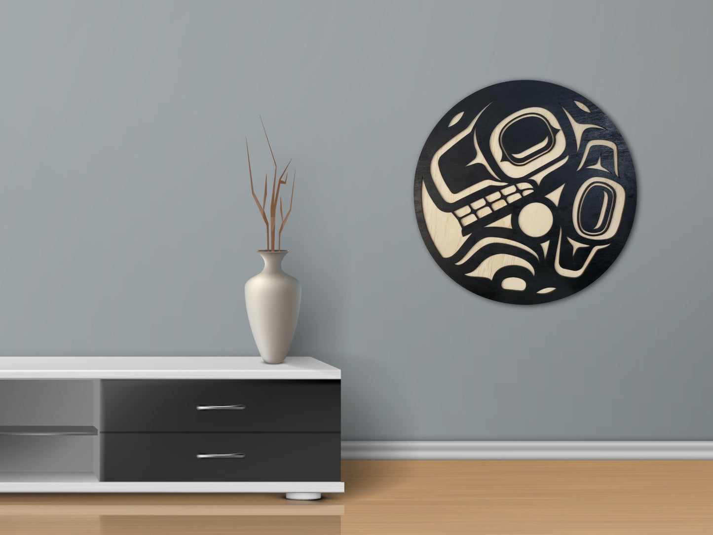 Coast Salish Bear Wall Art