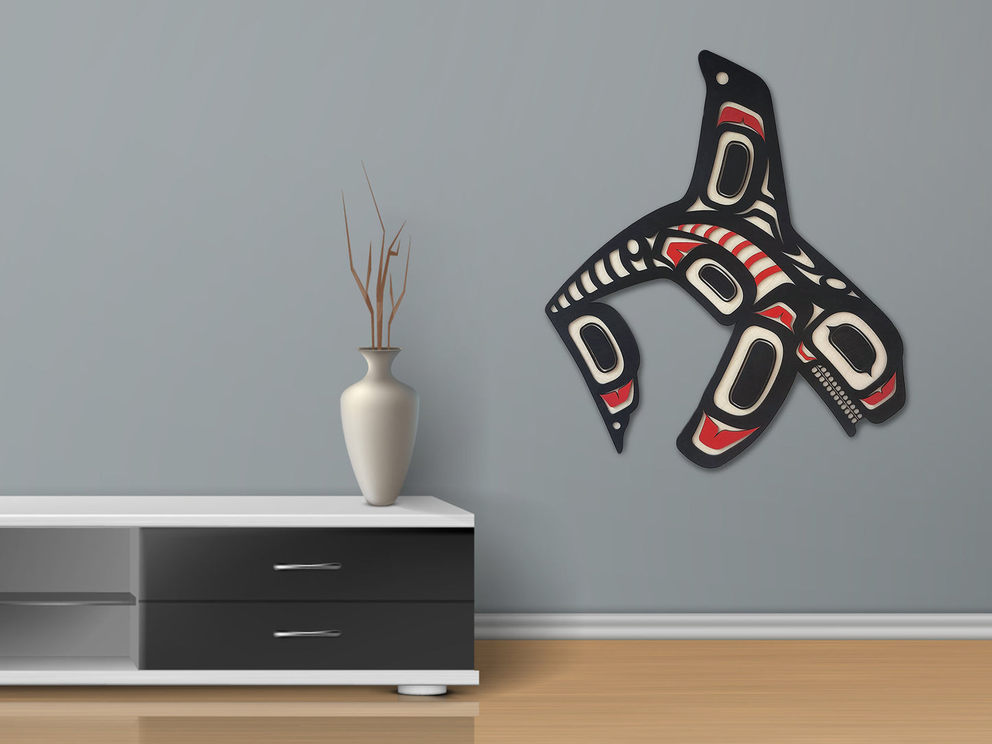 Coast Salish Killer Whale II Wall Art