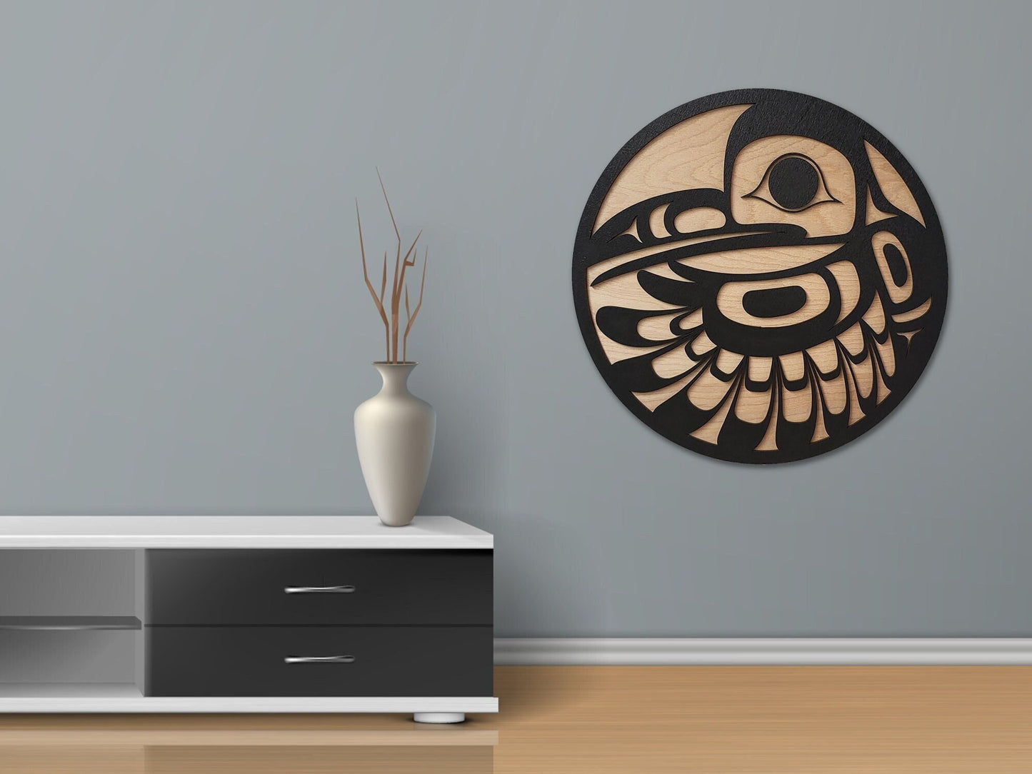 Coast Salish Raven II Wall Art