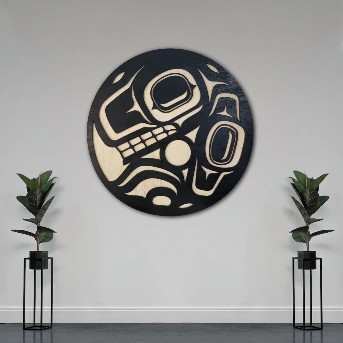 Coast Salish Bear Wall Art