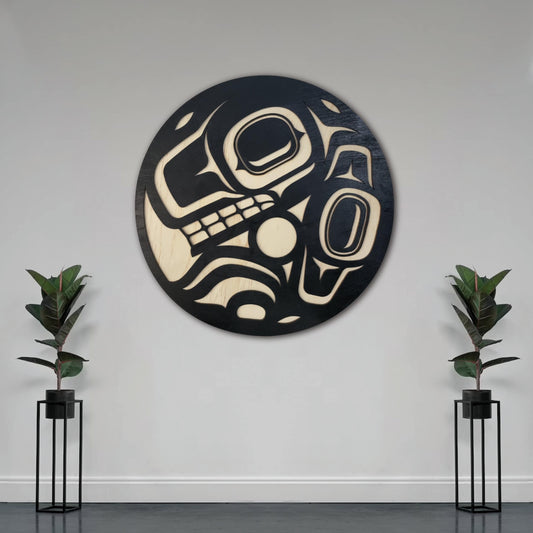 Coast Salish Bear Wall Art