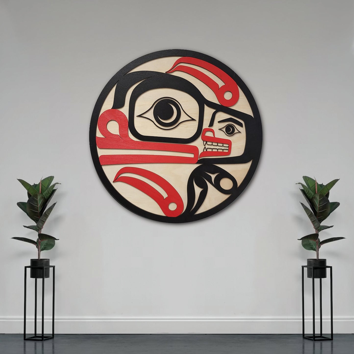 Coast Salish Frog Wall Art