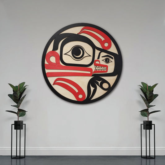 Coast Salish Frog Wall Art