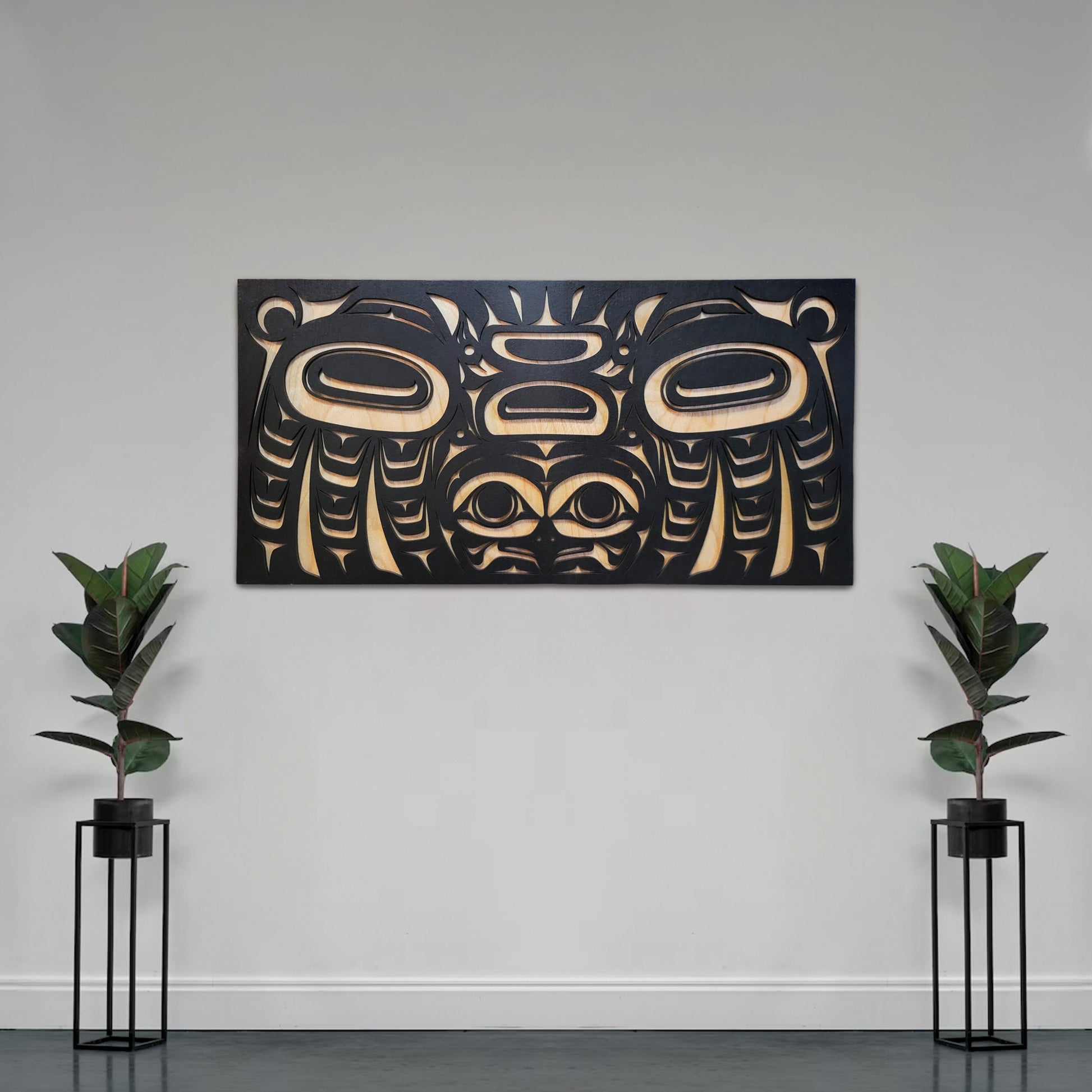 Coast Salish Owl Wall Art