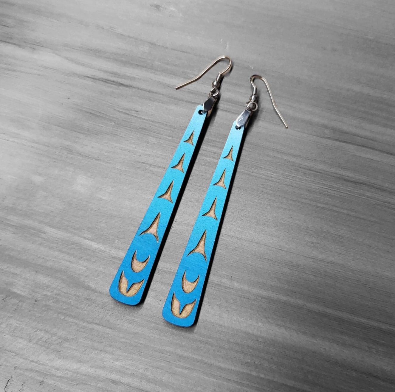 Northern Lights Paddle Earrings