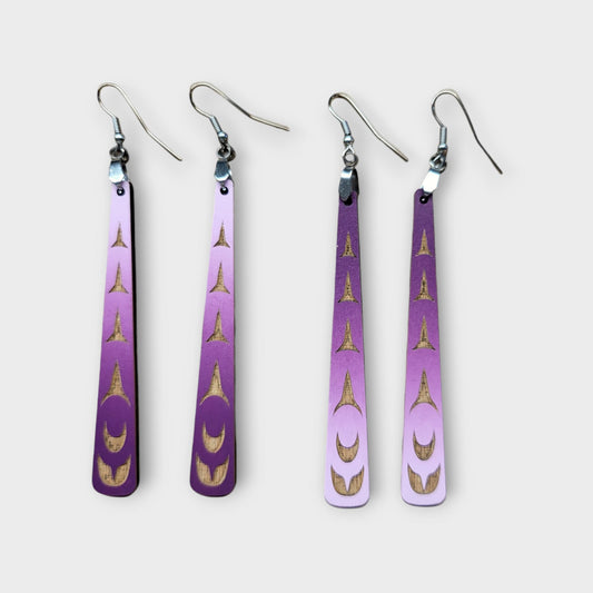 Northern Lights Paddle Earrings