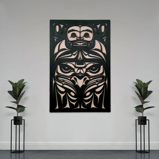 Coast Salish Eagle Wall Art - Sacred Spirit