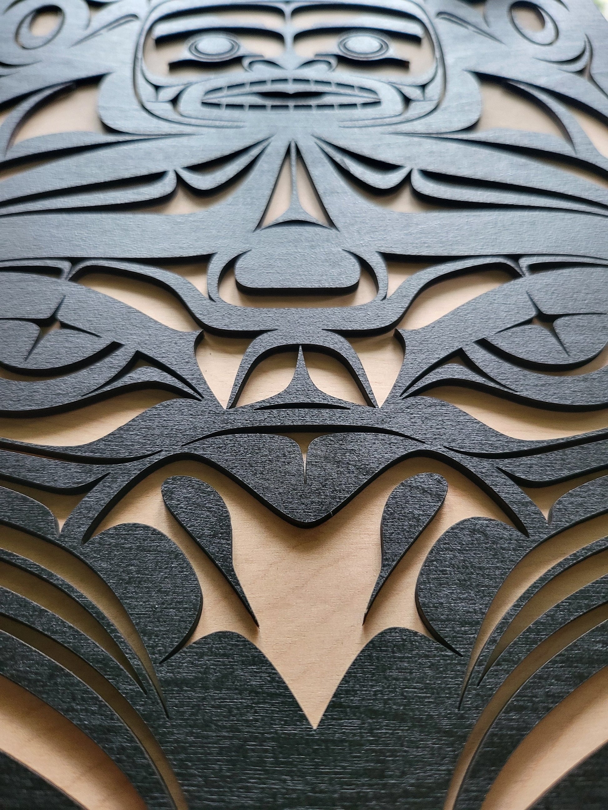 Coast Salish Eagle Wall Art - Sacred Spirit