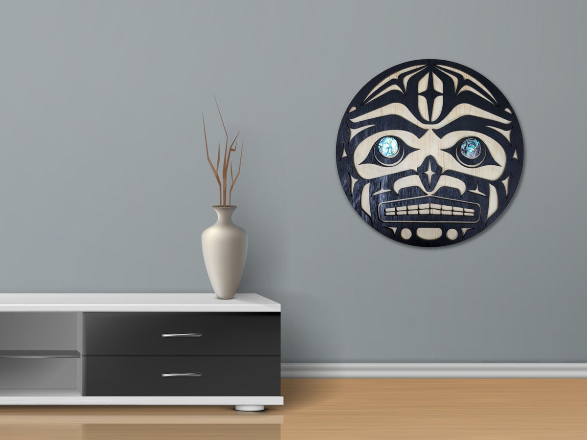 Coast Salish Moon Wall Art