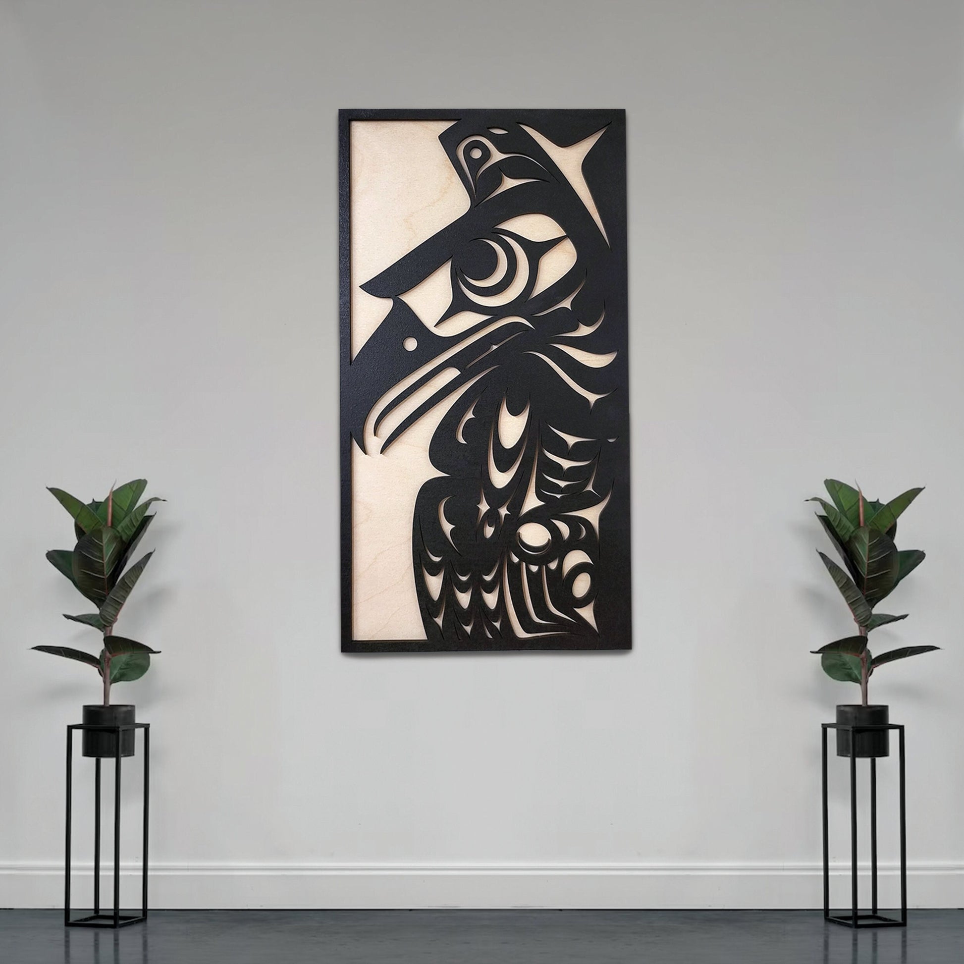 Coast Salish Eagle Wall Art - Guardian of the Skies