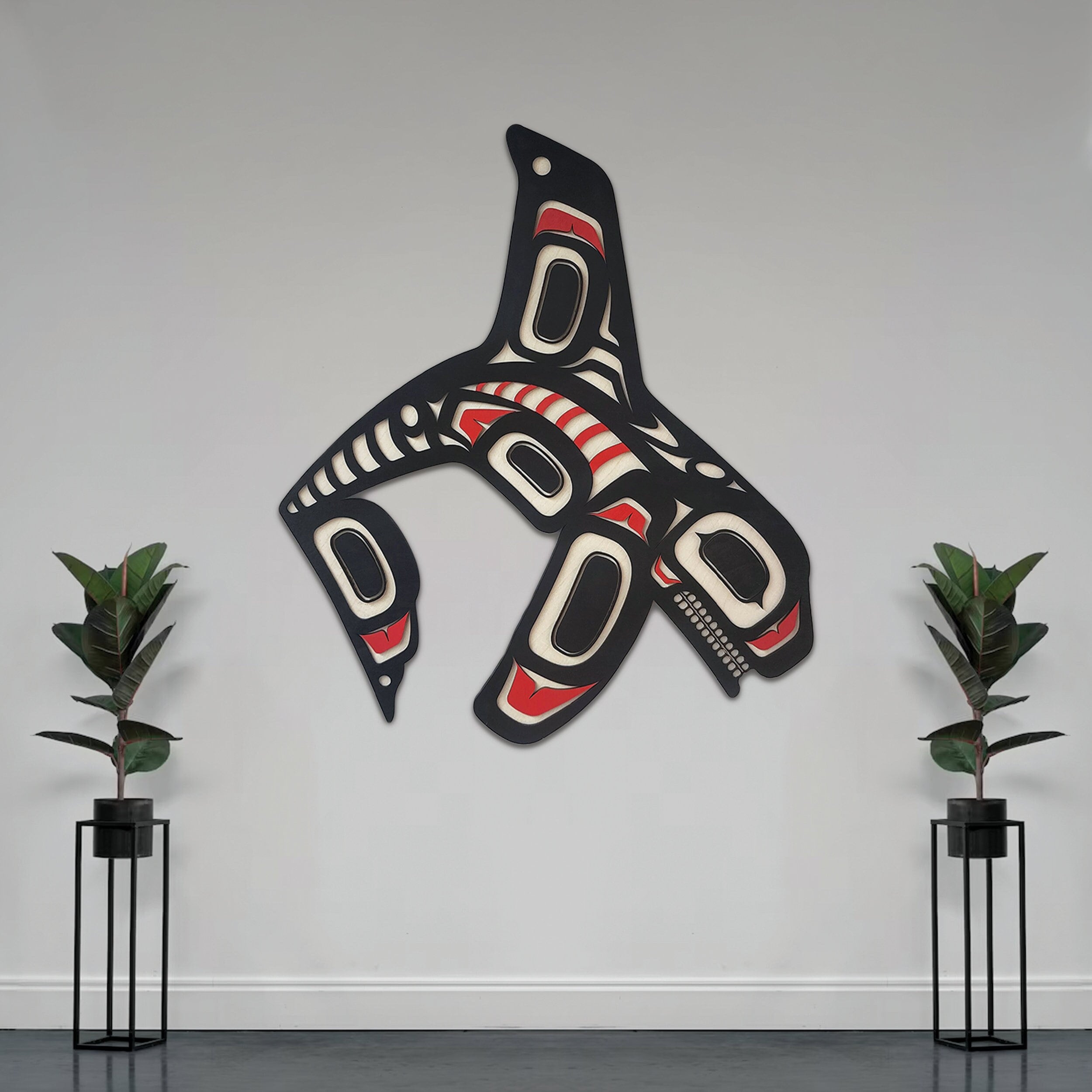 Coast Salish Killer Whale II Wall Art Corvina Design coast-salish-killer-whale-ii-wall-art-corvina-design