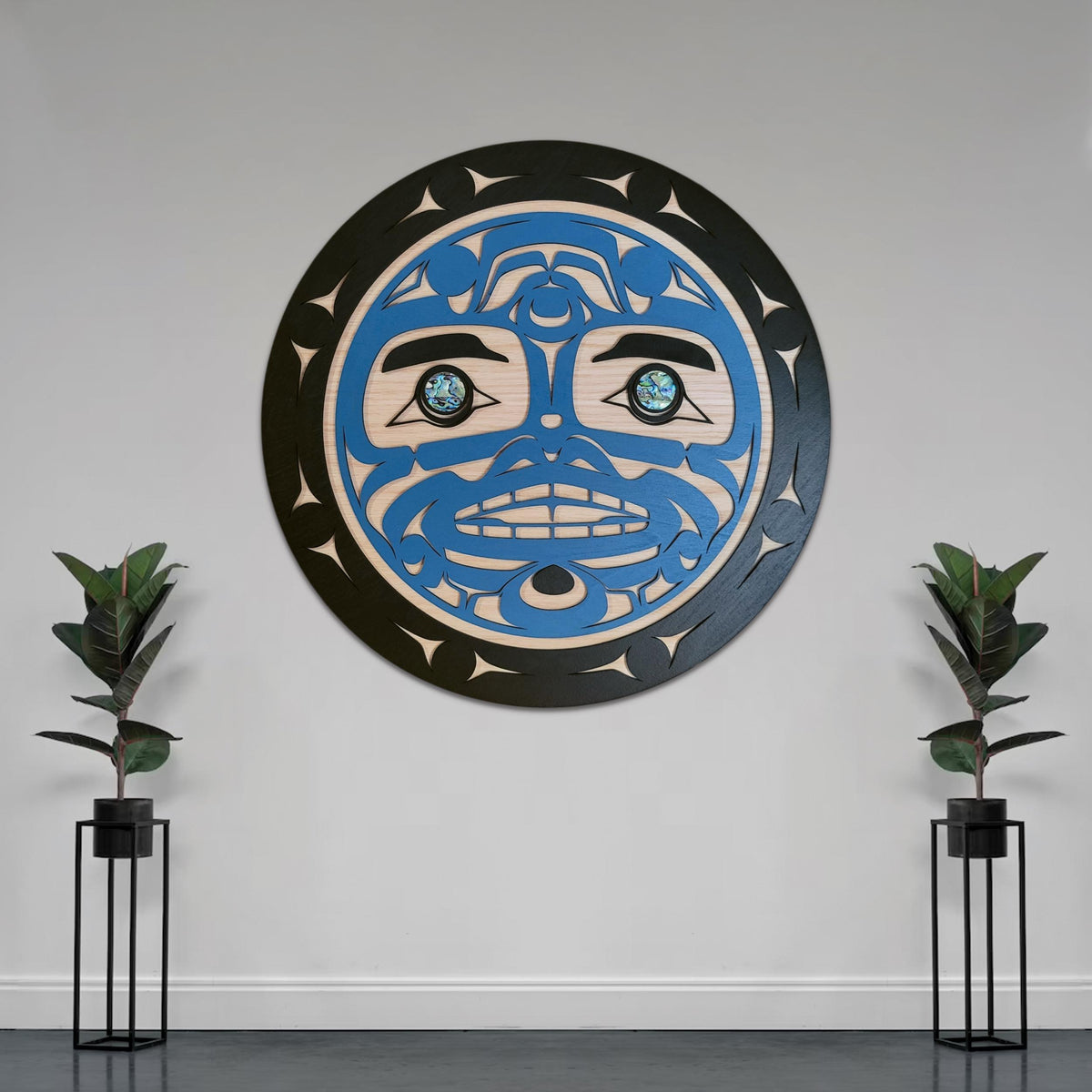 Coast Salish Moon Wall Art