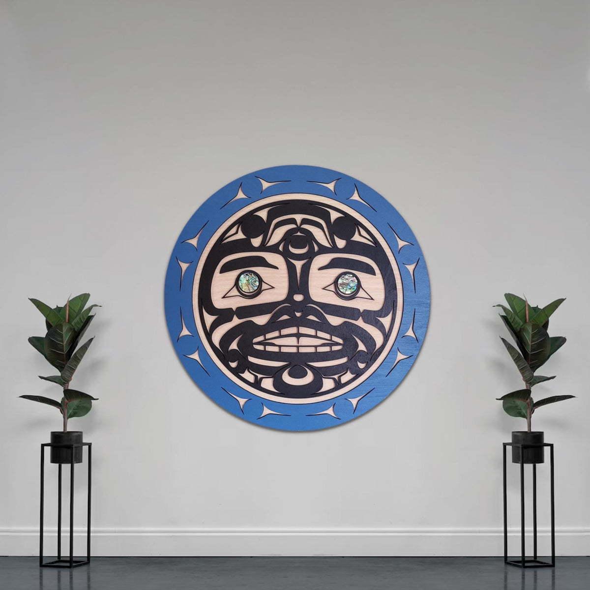 Coast Salish New Moon Wall Art