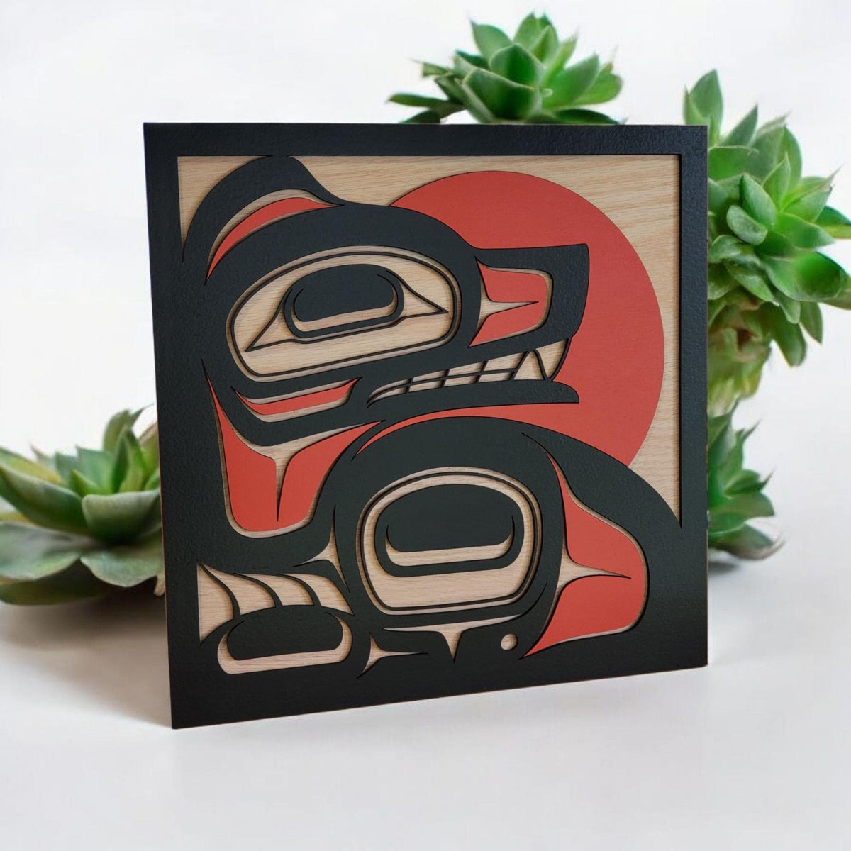 Blood Moon Bear Wall Art