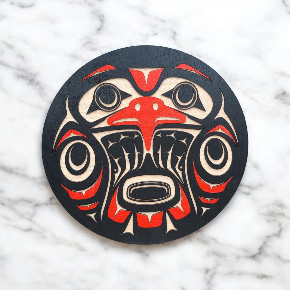 Coast Salish Hawk Wall Art