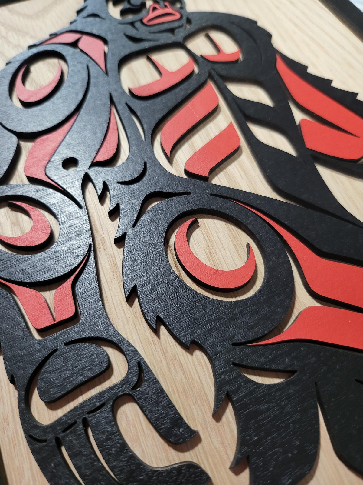 Coast Salish Sasquatch Wall Art