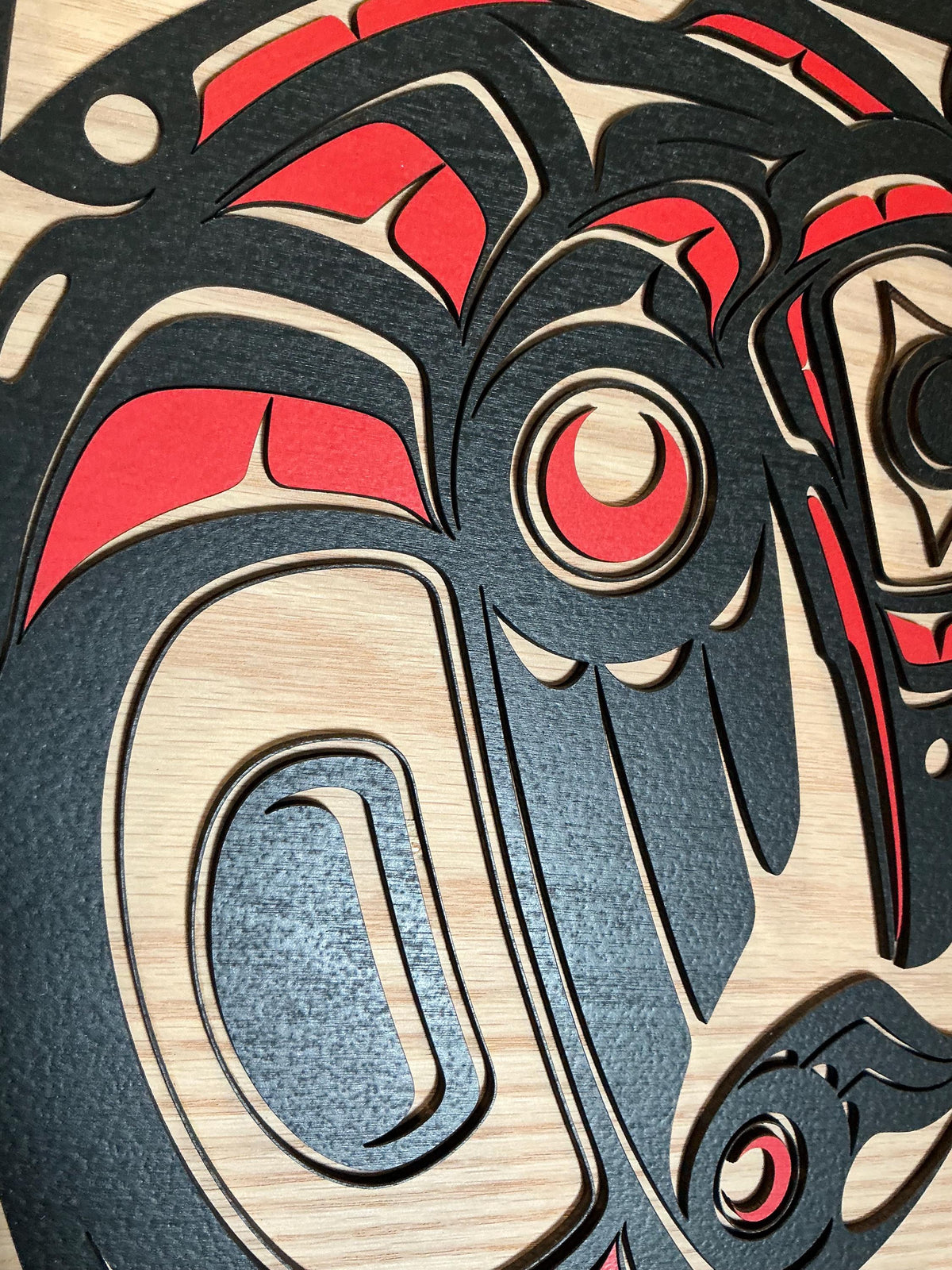 Coast Salish Heron Wall Art