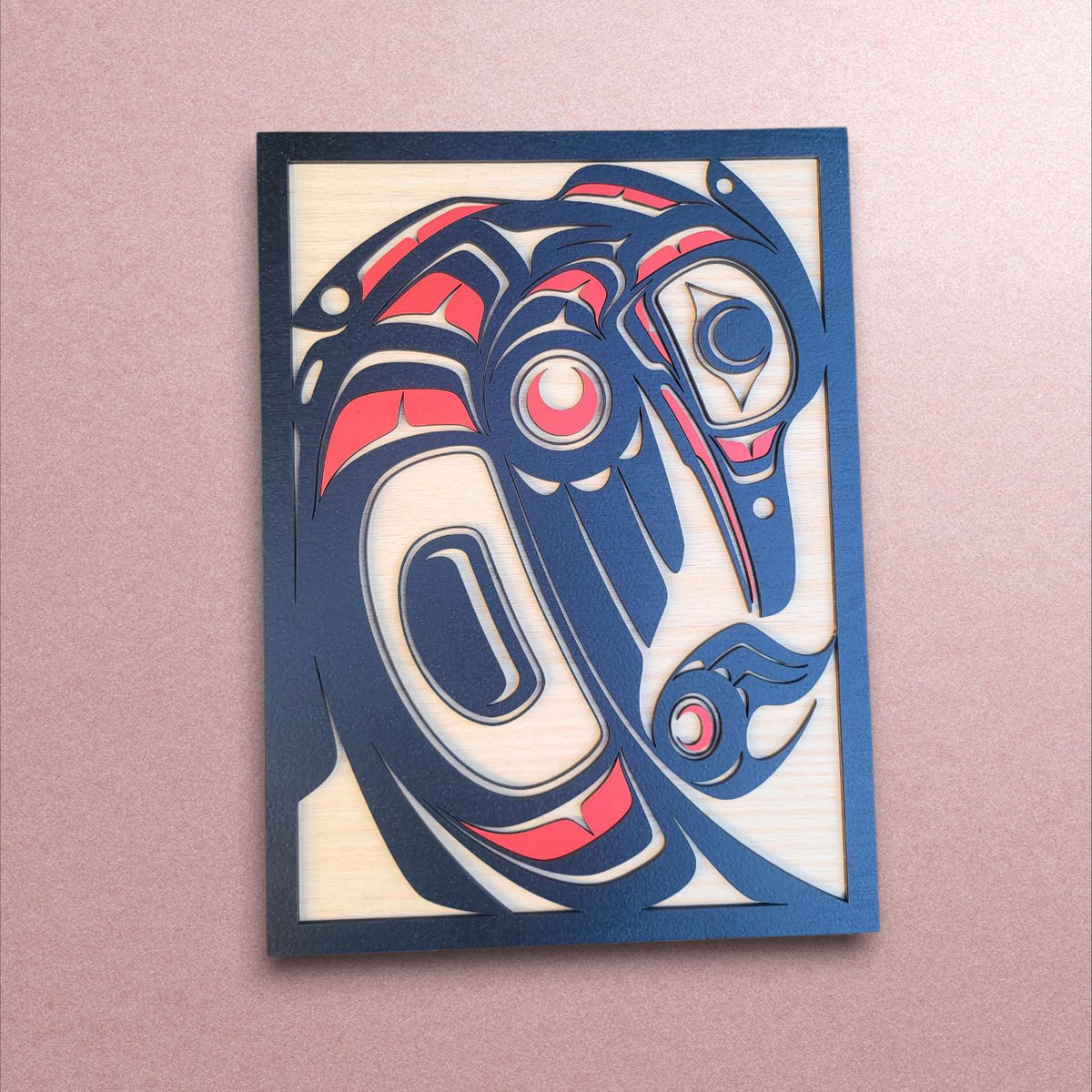 Coast Salish Heron Wall Art