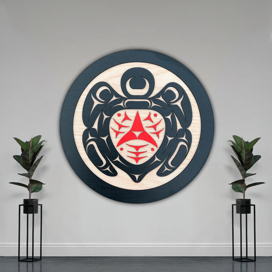 Coast Salish Turtle Wall Art
