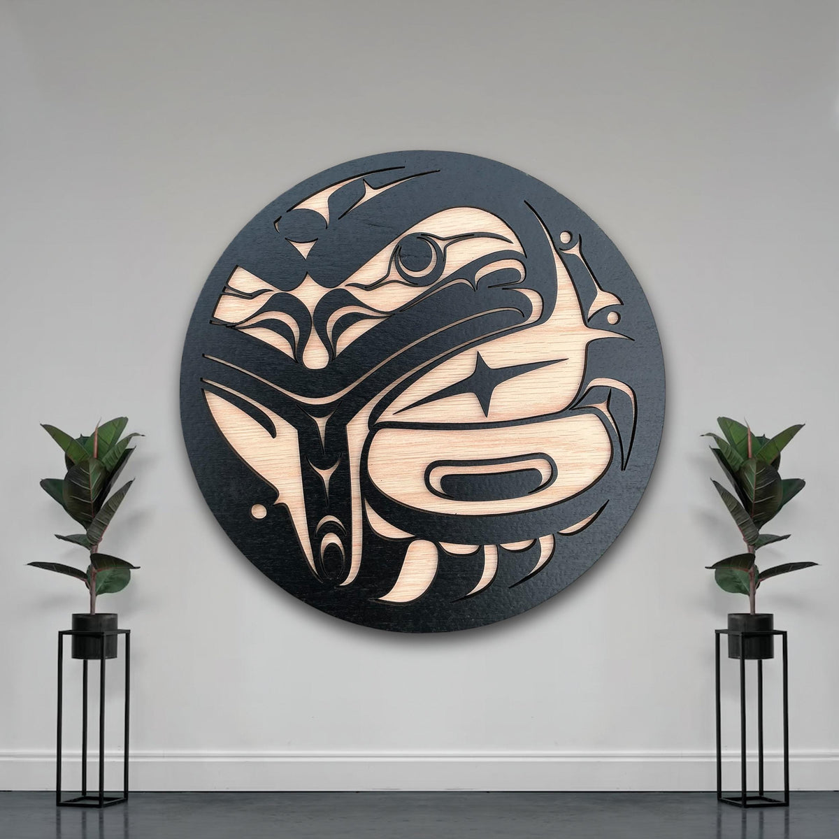 Coast Salish Frog Wall Art “The Messenger”