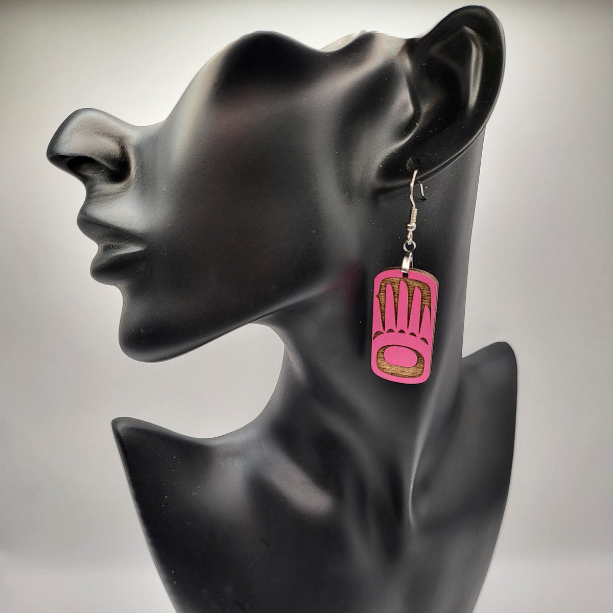 Coast Salish Hand Earrings