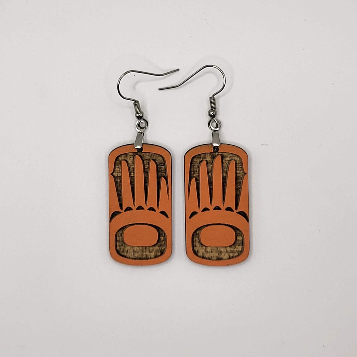 Coast Salish Hand Earrings