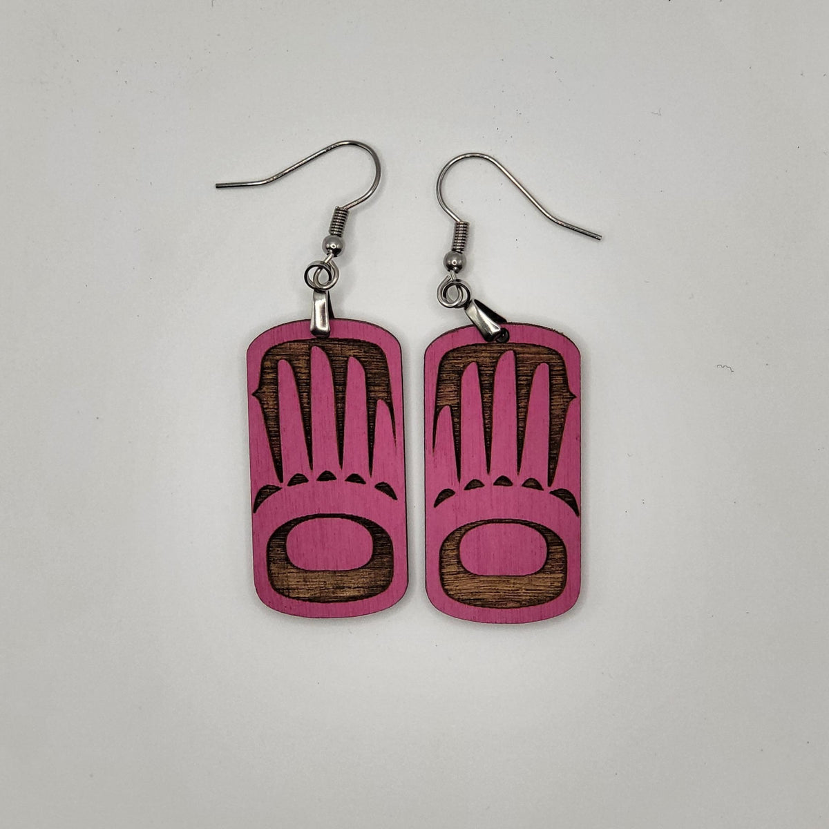 Coast Salish Hand Earrings