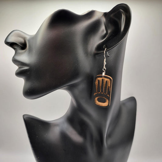 Coast Salish Hand Earrings