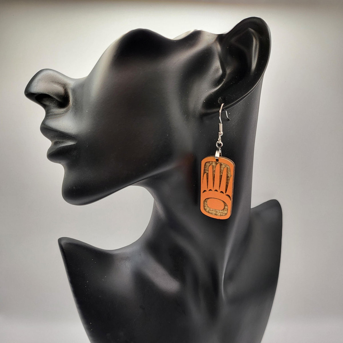 Coast Salish Hand Earrings