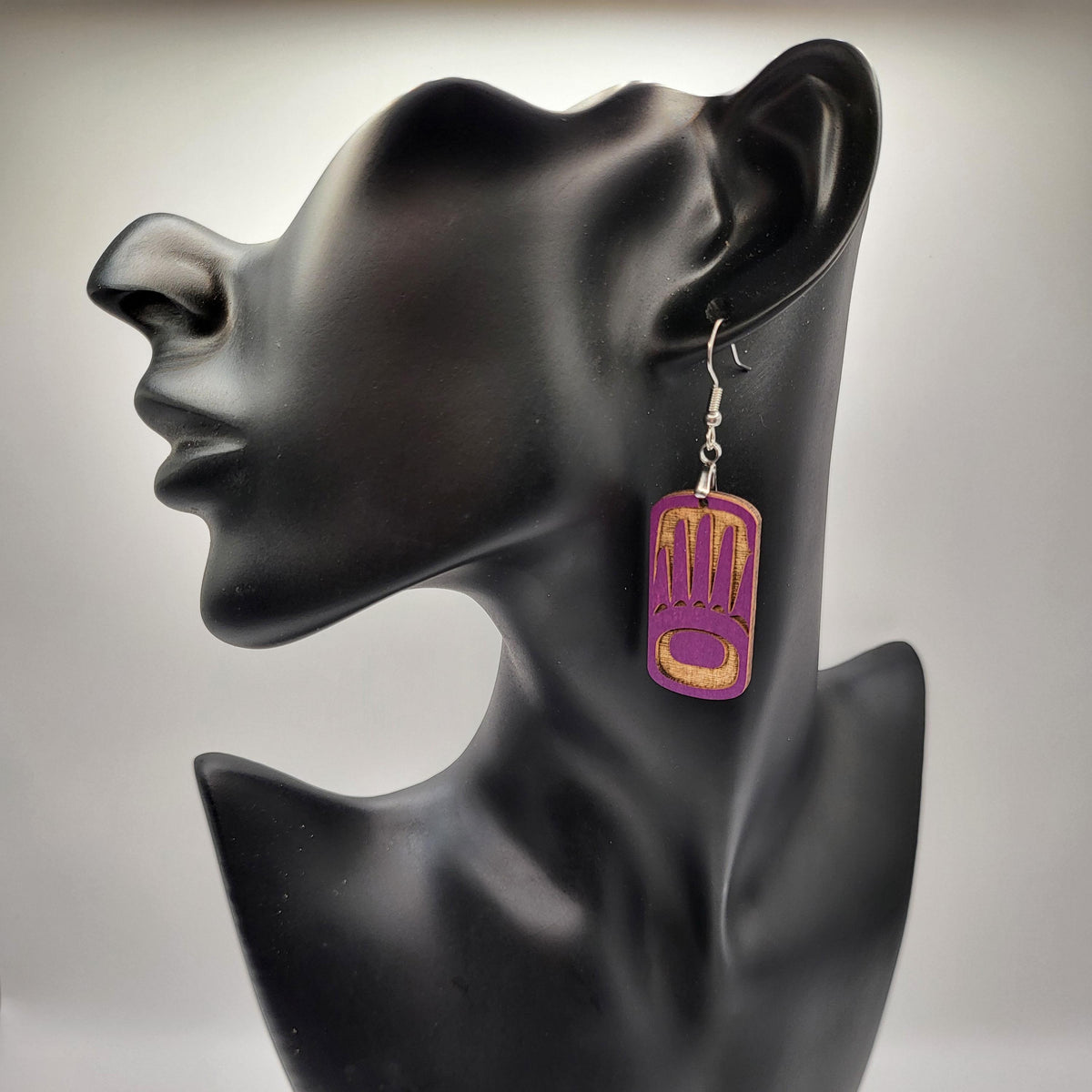 Coast Salish Hand Earrings
