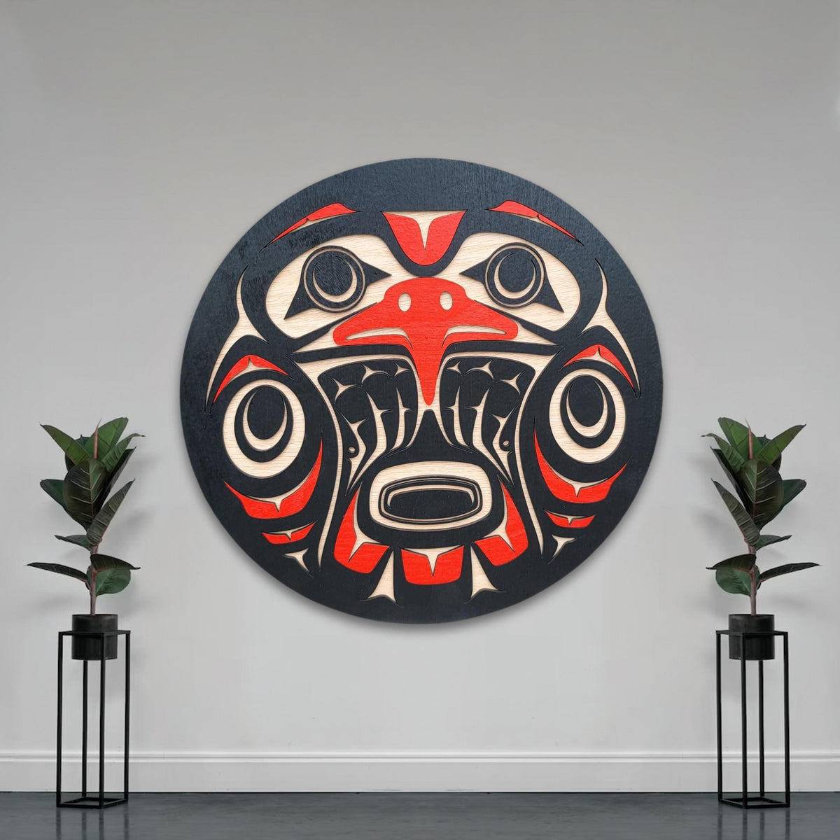 Coast Salish Hawk Wall Art