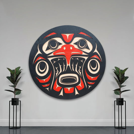 Coast Salish Hawk Wall Art