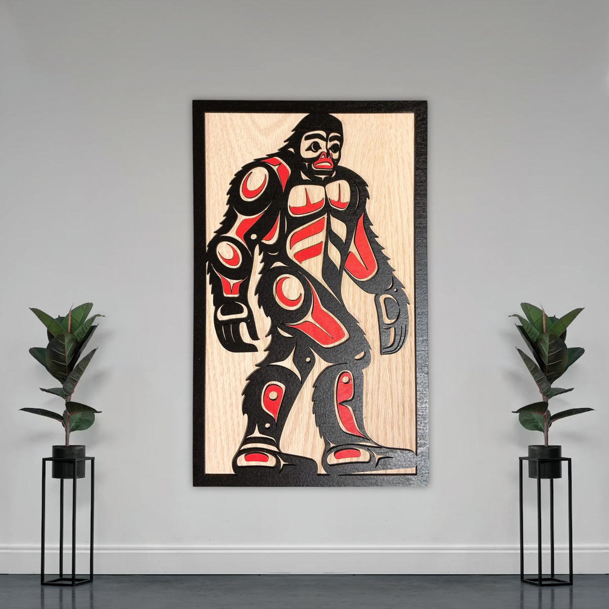 Coast Salish Sasquatch Wall Art